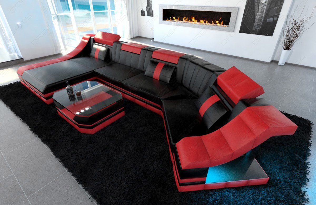 design_ledersofa_turino_c_form_mit_led_beleuchtung_schwarz rot_5