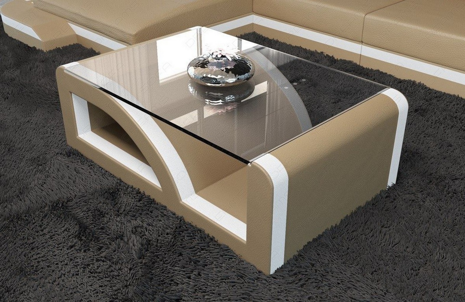 design_couchtisch_leder_palermo_glasplatte_sandbeige_weiss