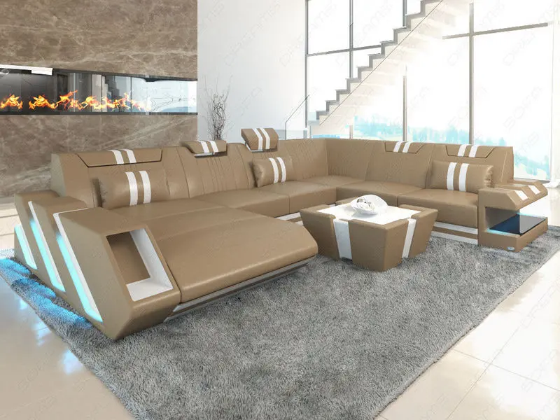 XXL Sofa Apollonia in Beige