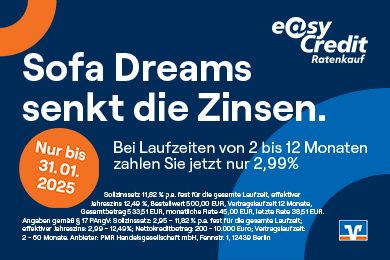 2,99% Finanzierung mit easyCredit Ratenzahlung